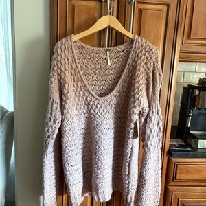 Women's Knit Free People Sweater - Pink